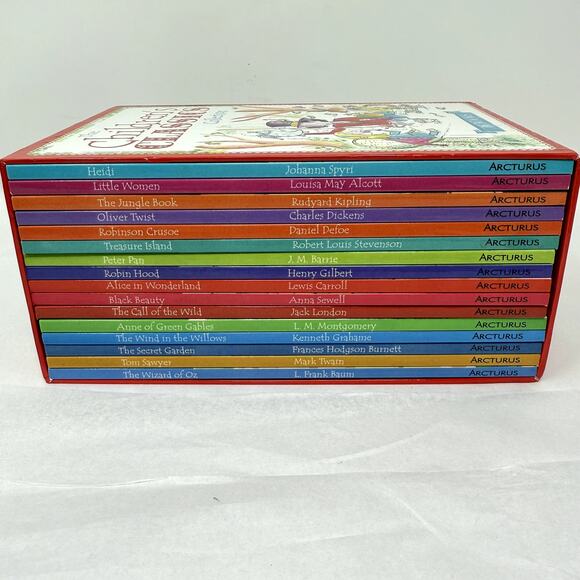 Arcturus The Children’s Classics Collection 16 Book Box Set NEW Books, Worn Box - Picture 3 of 9